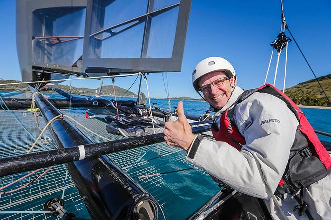 On the AC45, taken by Saltwater Images © Crosbie Lorimer http://www.crosbielorimer.com